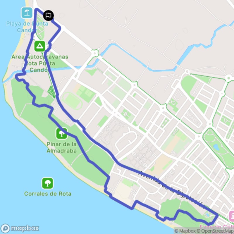 Randonnée à Rota: Exploration de l'Avenida Jan de Clerck et ses environs - Rota