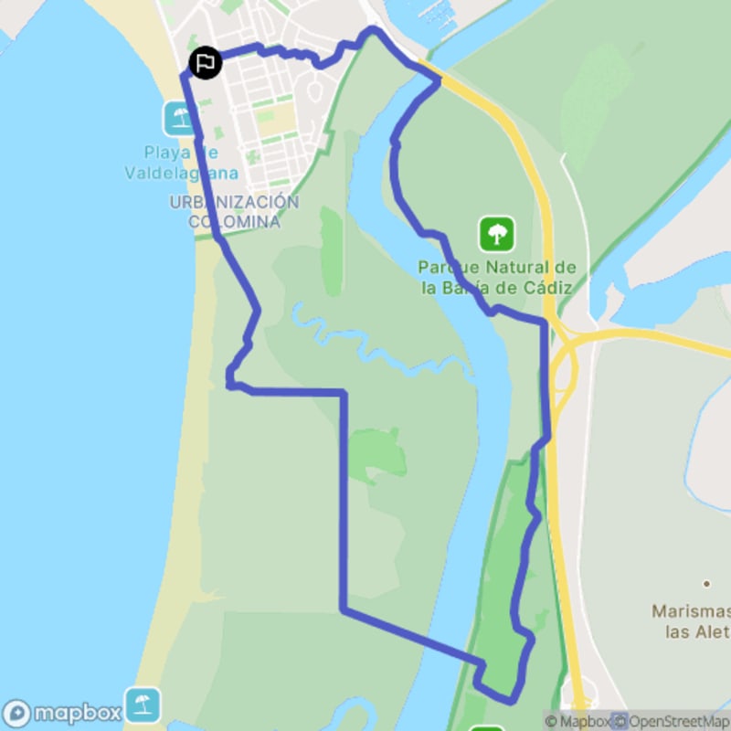 Randonnée à El Puerto de Santa María : Parcours nature depuis Valdelagrana - El Puerto de Santa María