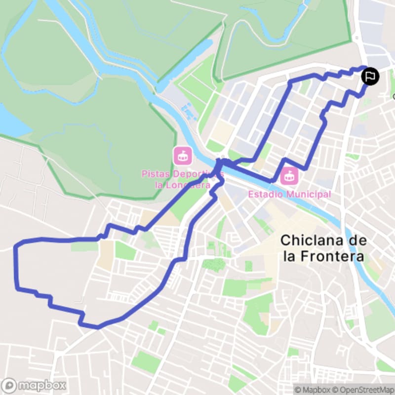 Randonnée au départ de Burger King à Chiclana de la Frontera - Chiclana de la Frontera