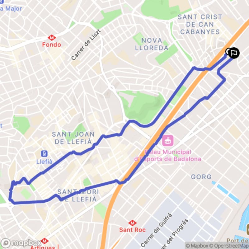 Randonnée à Badalona : Exploration des sentiers depuis Districte 1 - Badalona