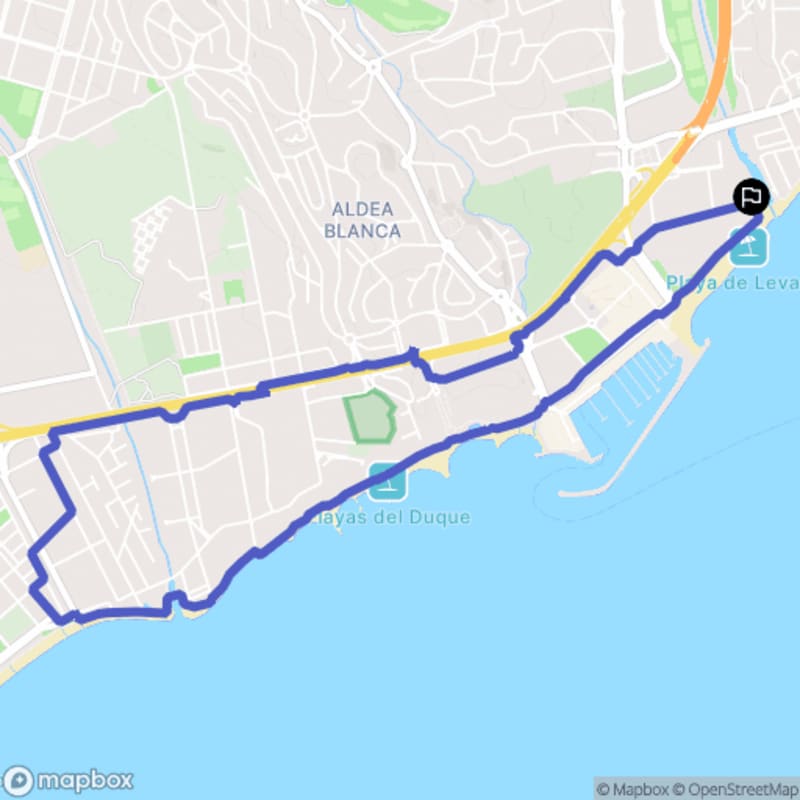 Randonnée à Marbella au départ de Rio Verde - Marbella