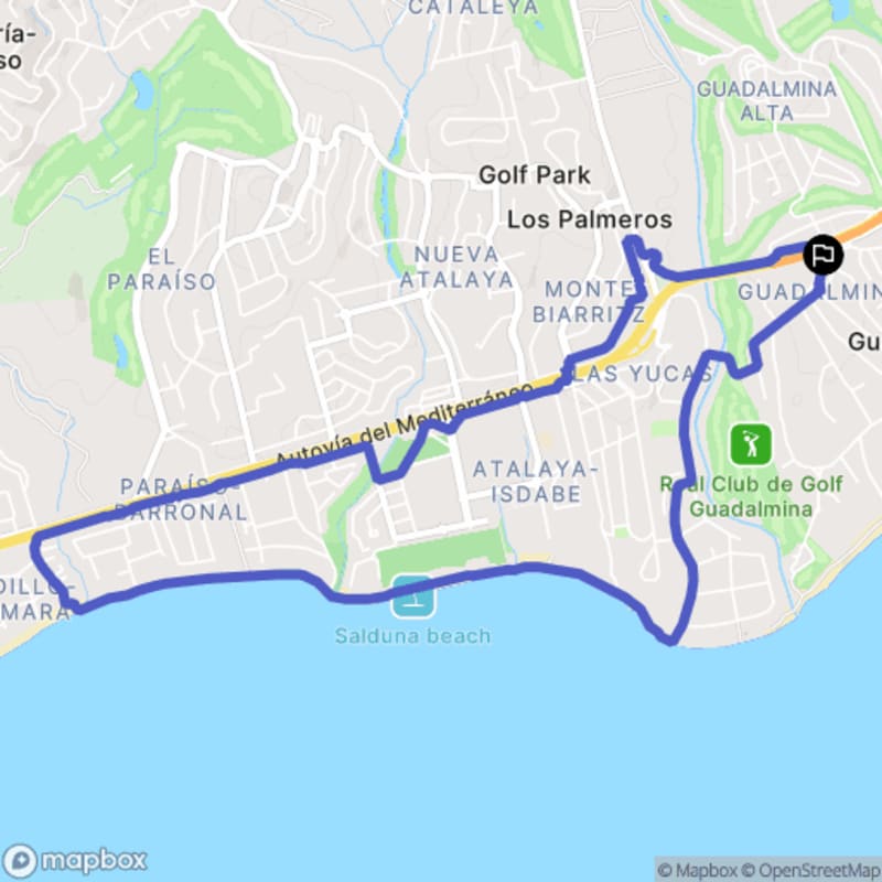 Randonnée à Marbella au départ de Guadalmina - Guadalmina