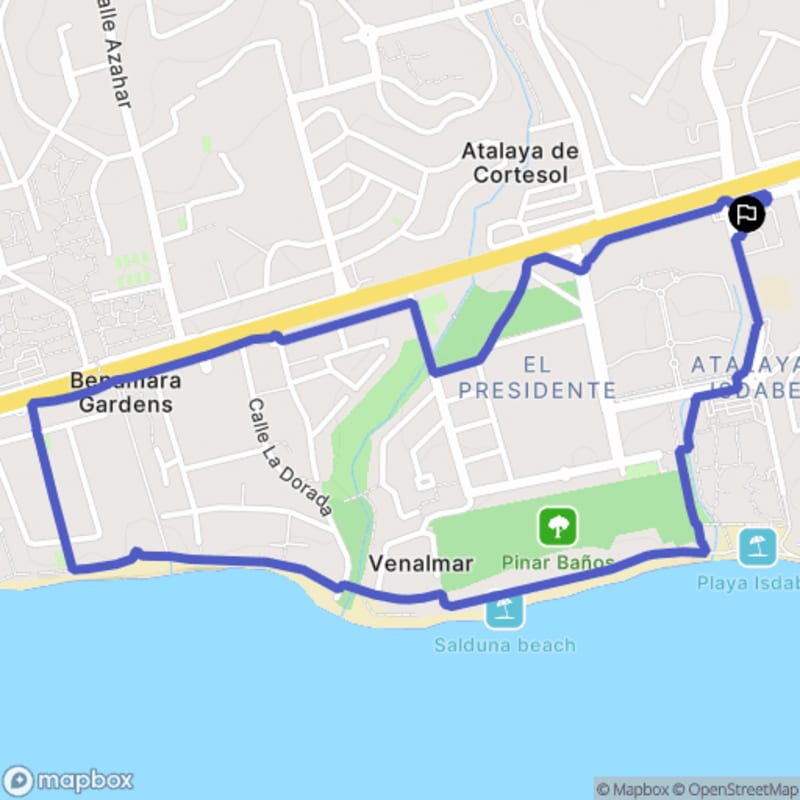 Randonnée au départ de Paraíso-Barronal à Estepona, Andalousie - Atalaya Isdabe