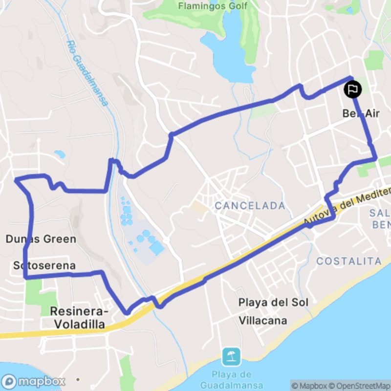 Randonnée à Estepona au départ de Saladillo-Benamara, Andalousie - Estepona