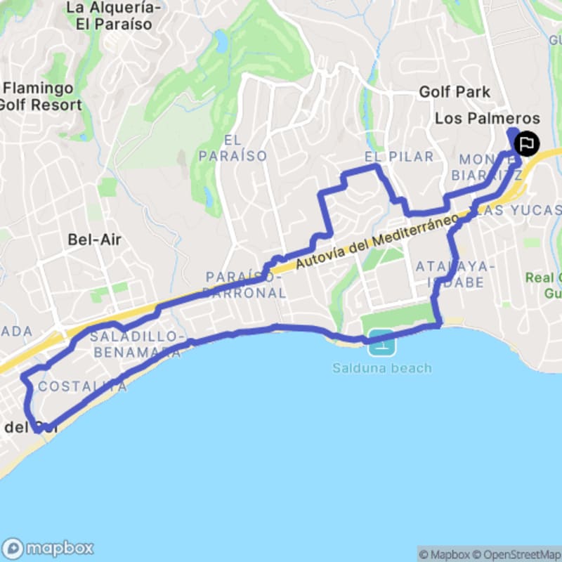 Randonnée à Estepona au départ de Las Yucas - Estepona