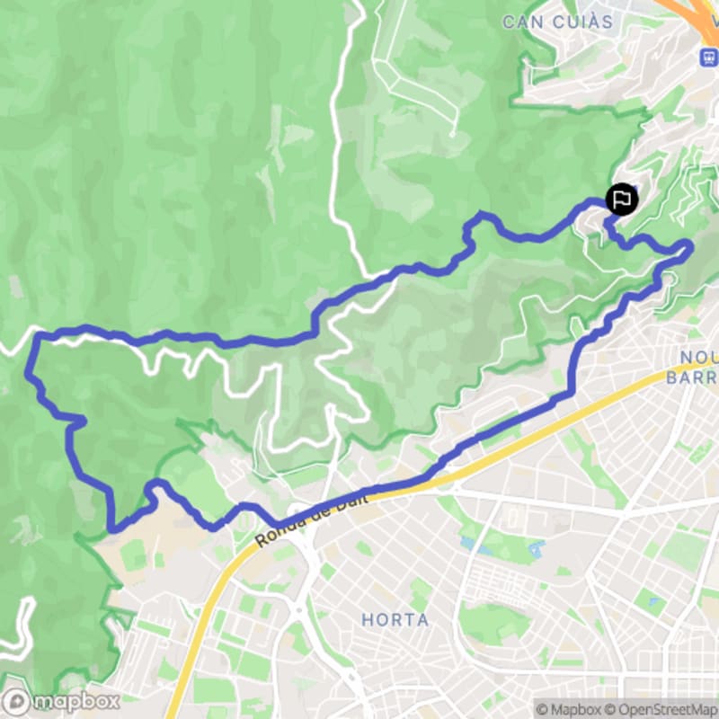 Randonnée à Barcelona : Parcours pédestre au départ de Nou Barris, Catalunya - Barcelona