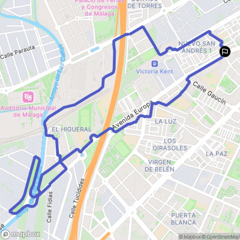 Randonnée pittoresque au départ de Carretera de Cádiz, Málaga - Málaga