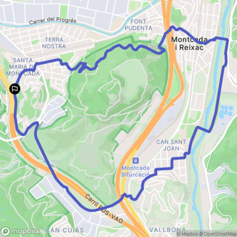 Randonnée à Montcada i Reixac au départ de Can Cuiàs en Catalunya - Montcada i Reixac