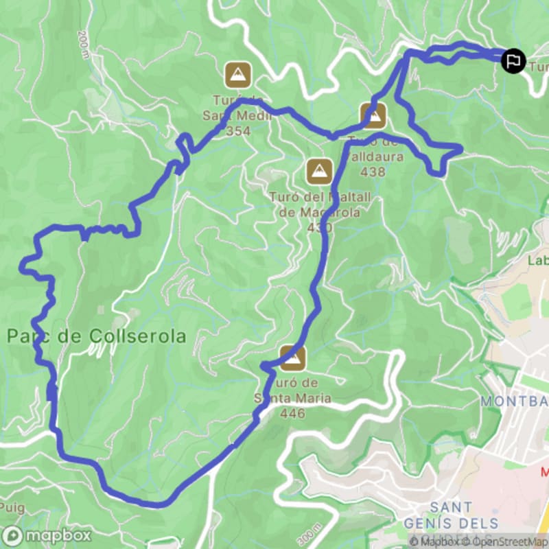 Randonnée nature au départ d'Horta-Guinardó à Barcelona, Catalunya - Barcelona