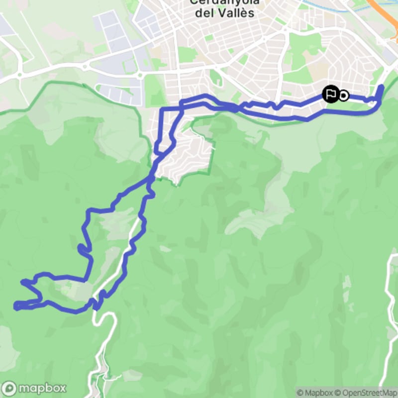 Randonnée à Cerdanyola del Vallès au départ de Carretera de Sant Cugat - Cerdanyola del Vallès