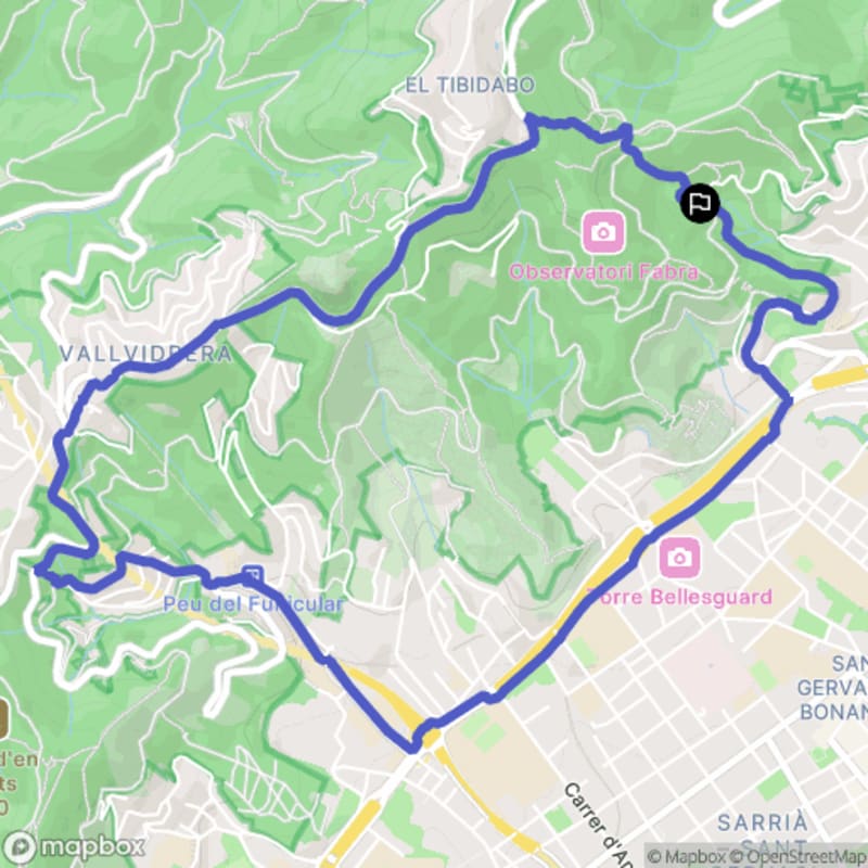 Randonnée nature à Barcelona: Découvrez les sentiers de Sarrià - Sant Gervasi - Barcelona