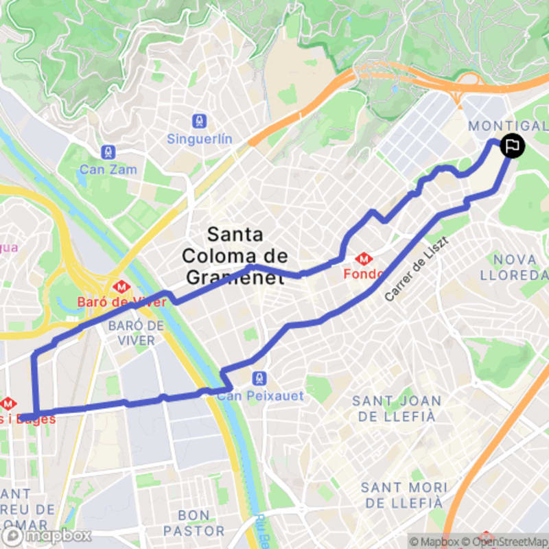 Randonnée à Badalona : Exploration des sentiers depuis Districte 2 - Badalona