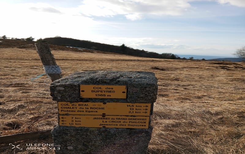 Du Col de Supeyres au Jasseries - Valcivières