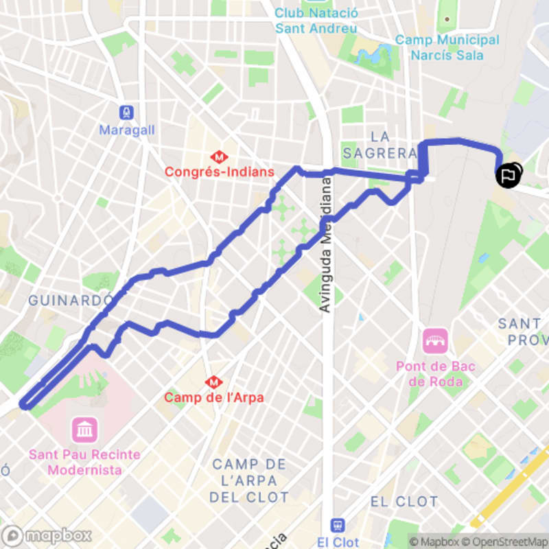 Randonnée à Barcelona, Catalunya: Découverte des sentiers de Sant Martí - Barcelona