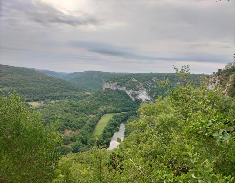 St Antonin Noble Val, cirque de Bône et le long de l'Aveyron - Saint-Antonin-Noble-Val