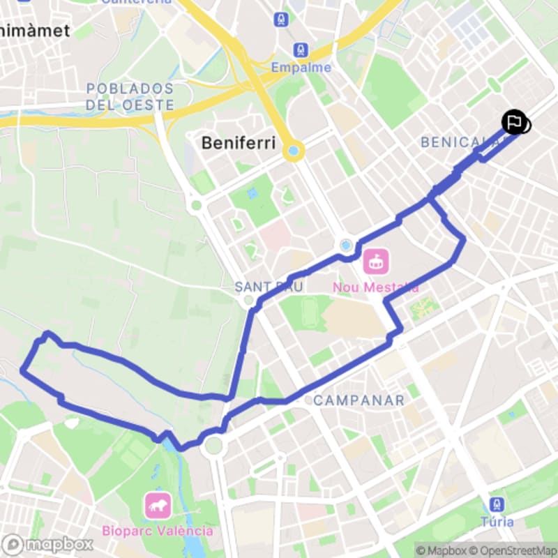 Randonnée à València : Explorez les sentiers depuis Benicalap - Valencia