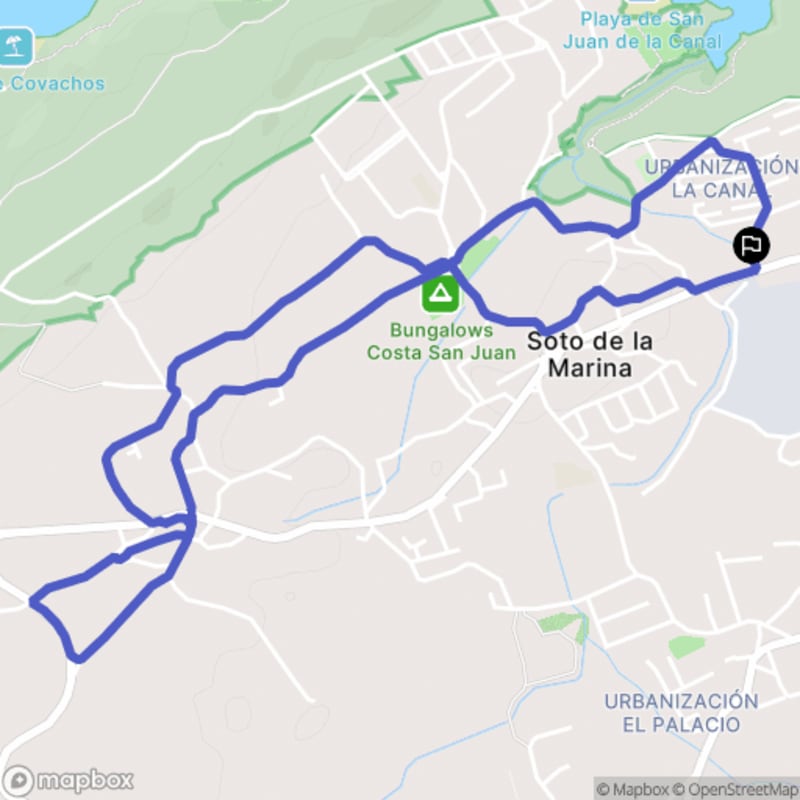 Randonnée à Soto de la Marina, Santa Cruz de Bezana - Santa Cruz de Bezana