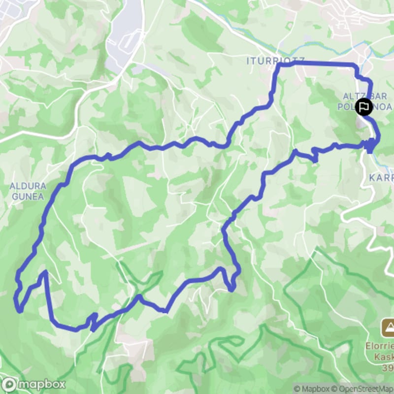 Randonnée à Oiartzun au départ d'Altzibar : Parcours Nature en Euskadi