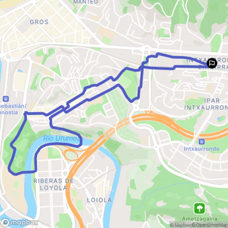 Randonnée à Donostia/San Sebastián : Départ d'Intxaurrondo Zaharra - Donostia
