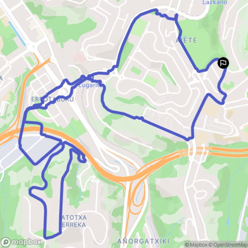 Randonnée à Donostia/San Sebastián au départ d'Aiete: Parcours Nature - Donostia