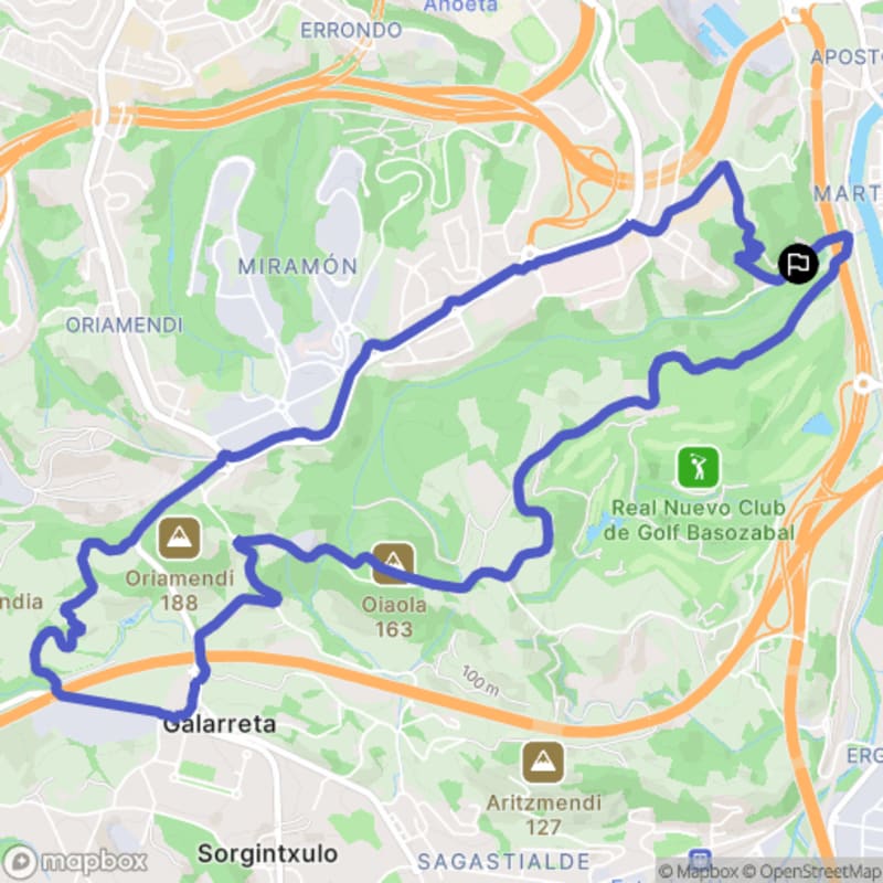 Randonnée au départ de Martutene à Donostia - San Sebastián - Donostia