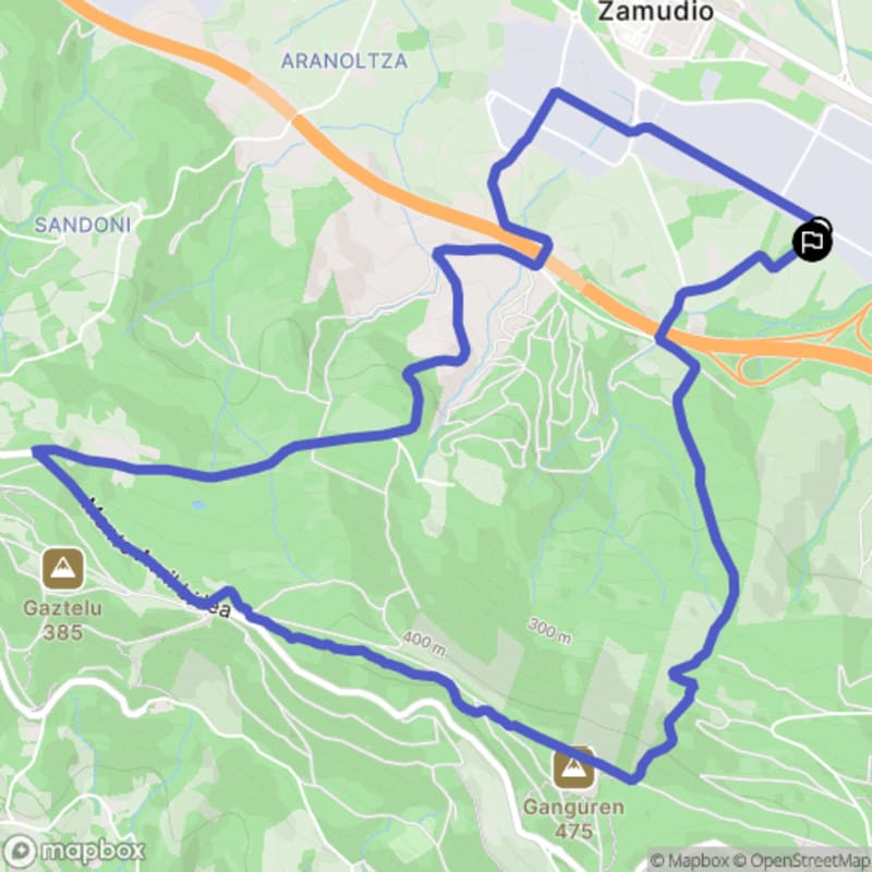 Randonnée à Zamudio, Euskadi au départ du Palacio Torrelarragoiti - Pinoa industrialdea