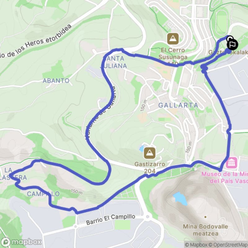 Randonnée nature à Abanto y Ciérvana-Abanto Zierbena depuis Gazte lokalak - Gallarta