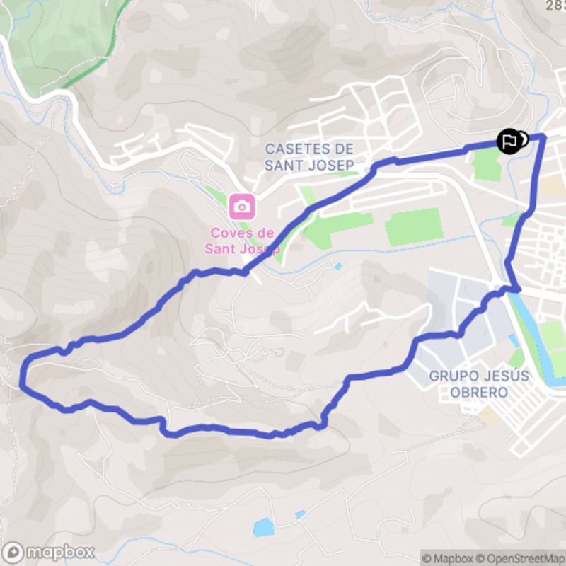 Randonnée à la Vall d'Uixó : Parcours nature au départ du Centre de Salut - La Vall d'Uixó