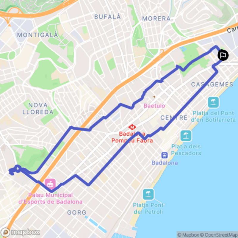 Randonnée à Badalona, Catalunya: Exploration au départ de La Baixadeta - Badalona