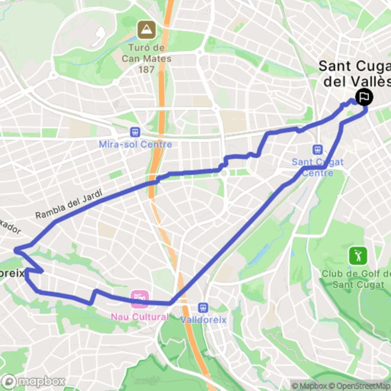Randonnée nature au départ de l'Aparcament dels Quatre Cantons, Sant Cugat - Sant Cugat del Vallès