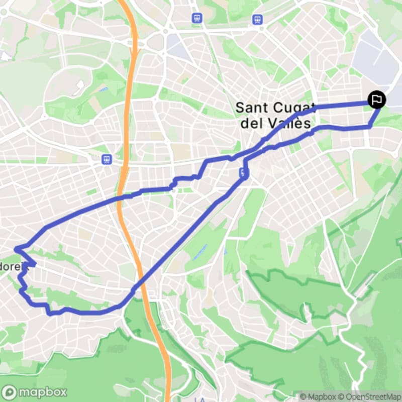Randonnée à Sant Cugat del Vallès au départ de Rambla del Celler - Sant Cugat del Vallès