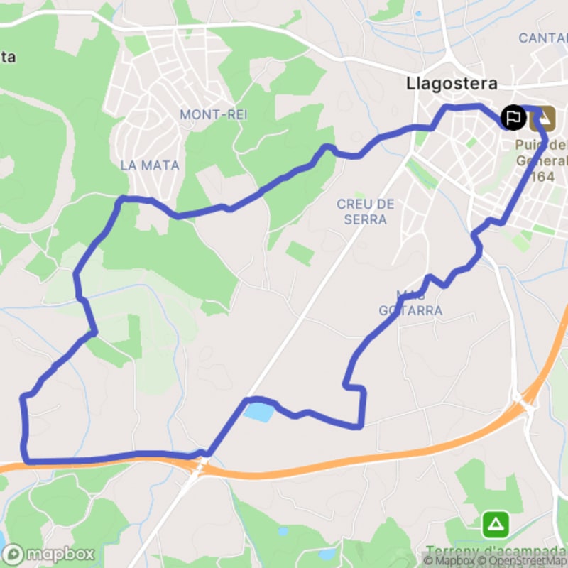 Randonnée au départ de Can Tirona à Llagostera, Catalunya - Llagostera