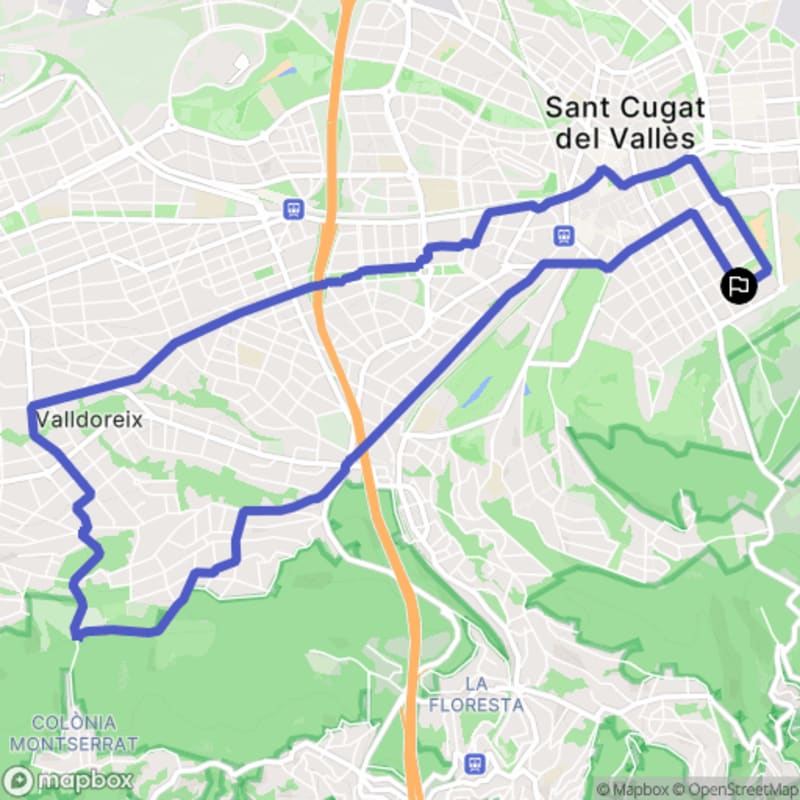 Randonnée nature au départ de Carrer de Joan Oliver à Sant Cugat del Vallès - Sant Cugat del Vallès