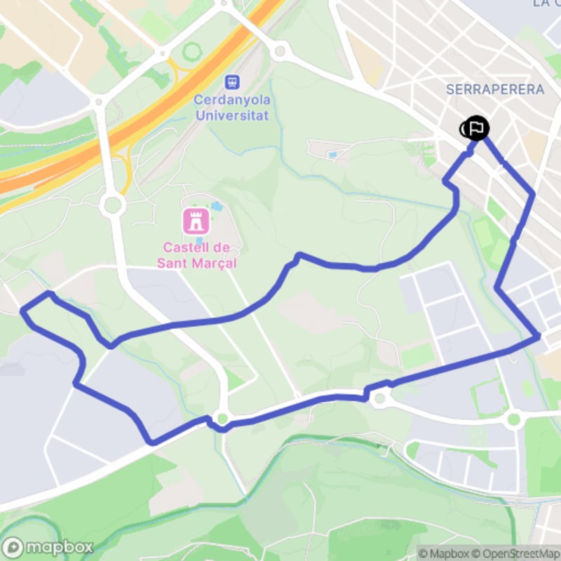 Randonnée au cœur de Cerdanyola del Vallès au départ de Carrer del Renaixement - Cerdanyola del Vallès