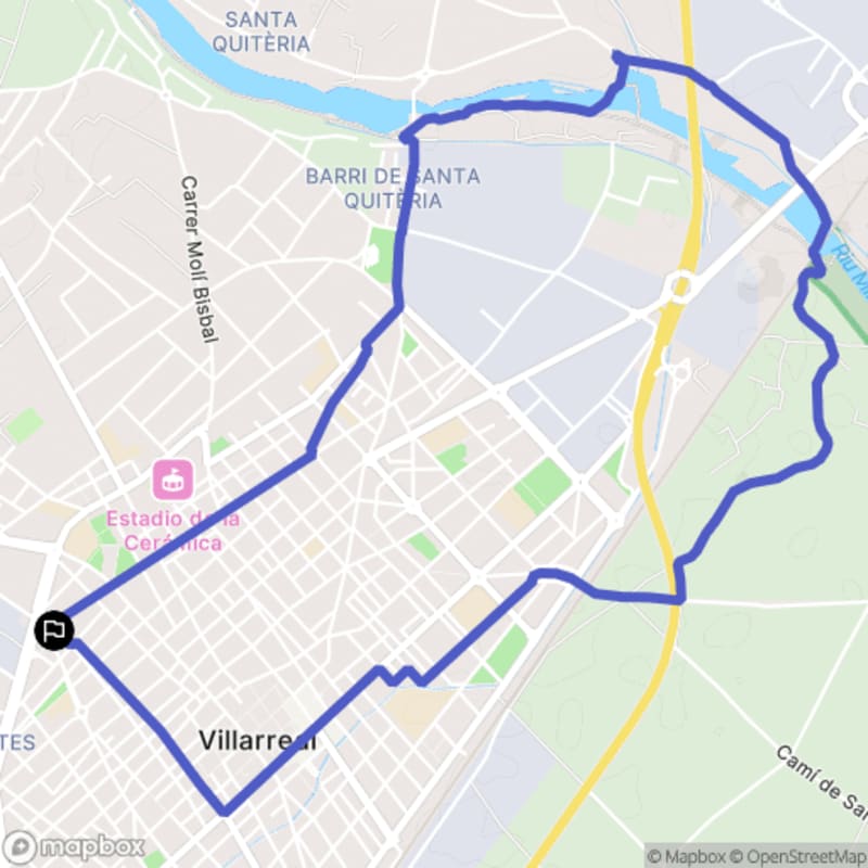 Randonnée urbaine à Vila-real : Découverte historique au départ de Carrer Comte de Ribagorça - Vila-real