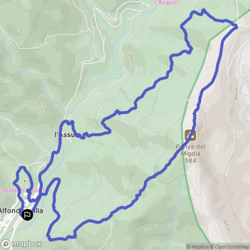 Randonnée à Alfondeguilla : Exploration du Coll d'Aigualit et du Castell d'Alfàndec - Fondeguilla