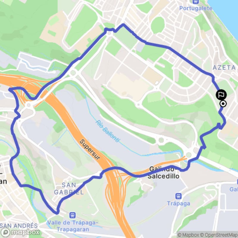 Randonnée à Sestao au départ de Alonso de Ercilla kalea - Sestao