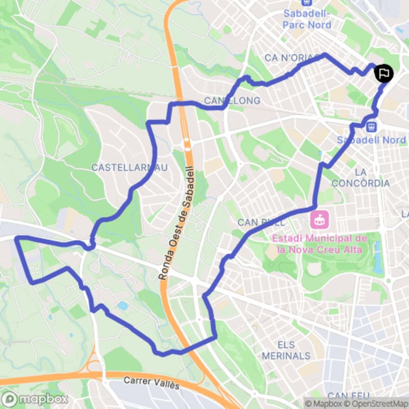Randonnée nature au départ de Ronda Collsalarca à Sabadell, Catalunya - Sabadell