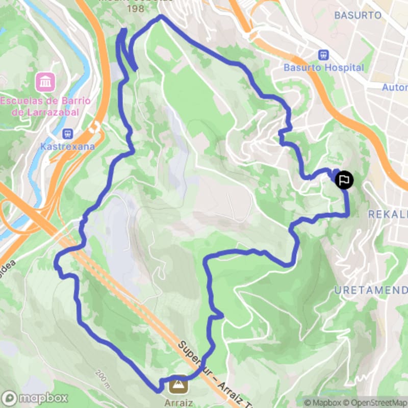 Randonnée à Masustegi-Monte Caramelo, Bilbo : Parcours pédestre en Euskadi - Bilbao