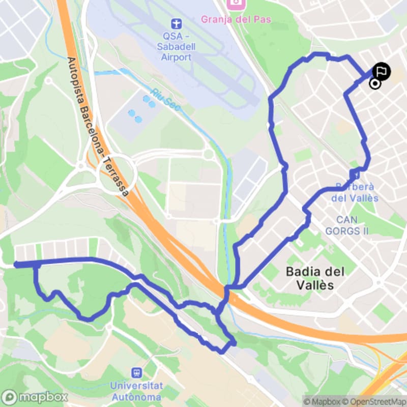 Randonnée à Barberà del Vallès au départ de la Romànica, Catalunya - Barberà del Vallès