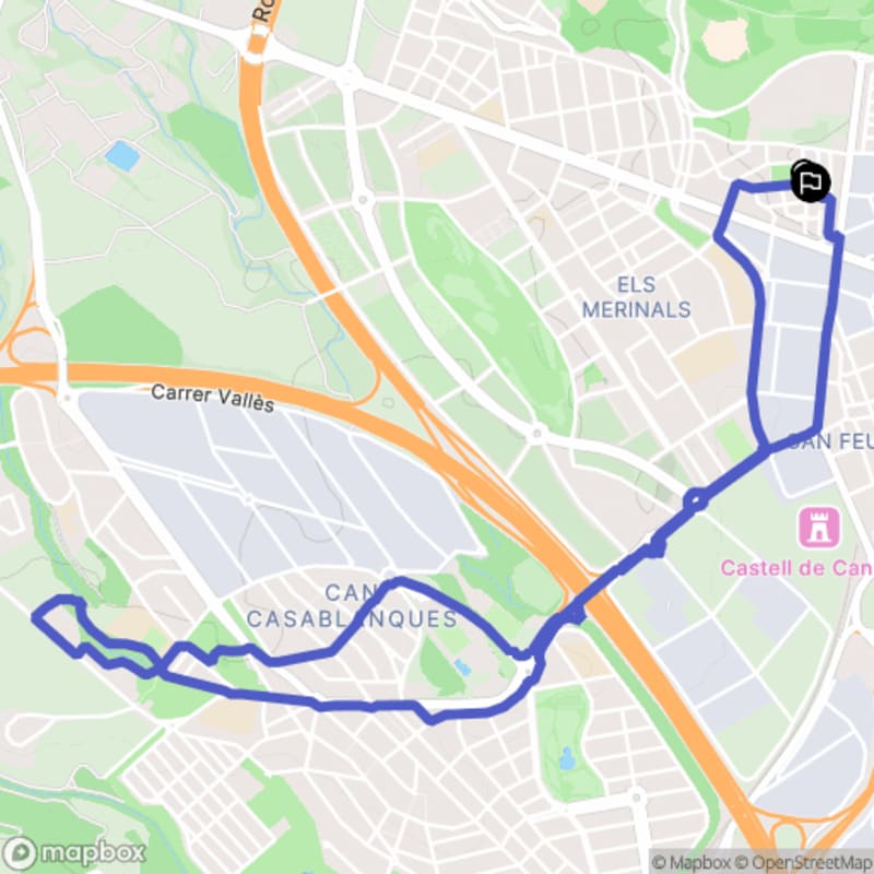 Randonnée nature au départ de Carrer de Frederic Mistral, Sabadell - Sabadell