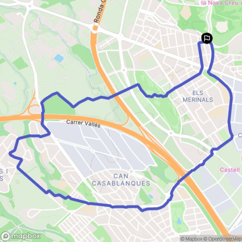 Randonnée nature à Sabadell, Catalunya : Exploration au départ de Carrer d'Antonio Vico - Sabadell