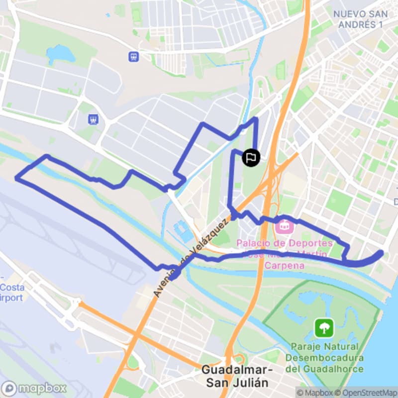 Randonnée à Málaga: Exploration des sentiers autour de Carretera de Cádiz - Málaga