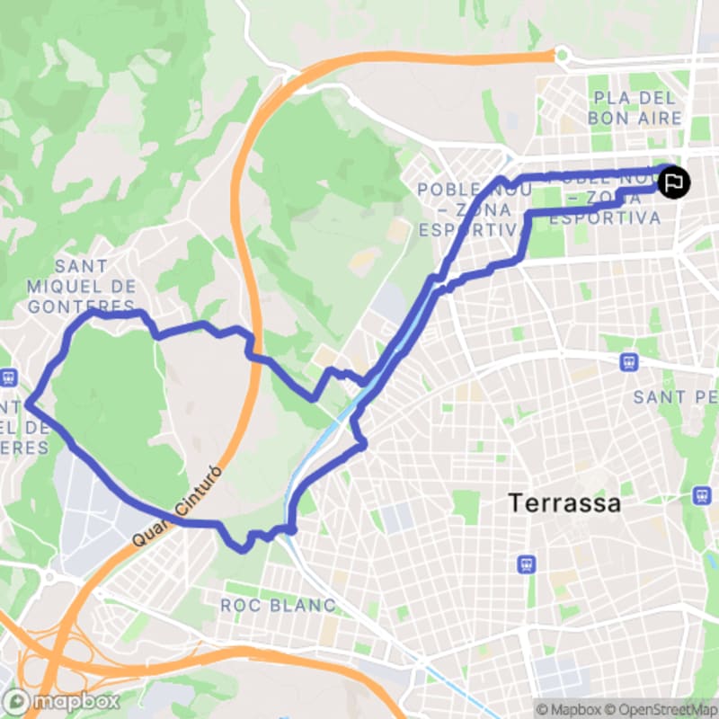 Randonnée nature à Terrassa au départ de Carretera de Matadepera - Terrassa