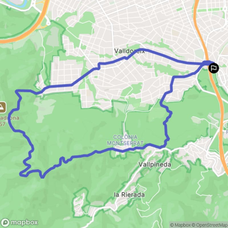 Randonnée à Sant Cugat del Vallès : Parcours au départ de Valldoreix - Barcelona