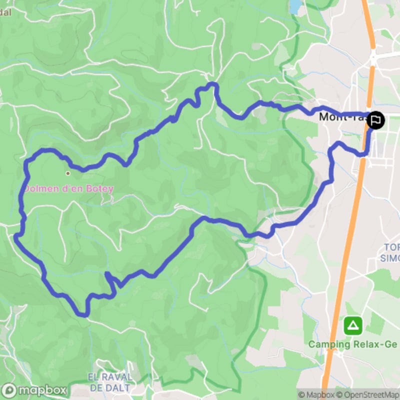 Randonnée à Mont-ras: Découverte des sentiers de Catalunya au départ de Carrer Torres Jonama - Mont-ras