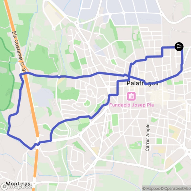 Randonnée au départ de Carrer de les Manufactures del Suro à Palafrugell - Palafrugell