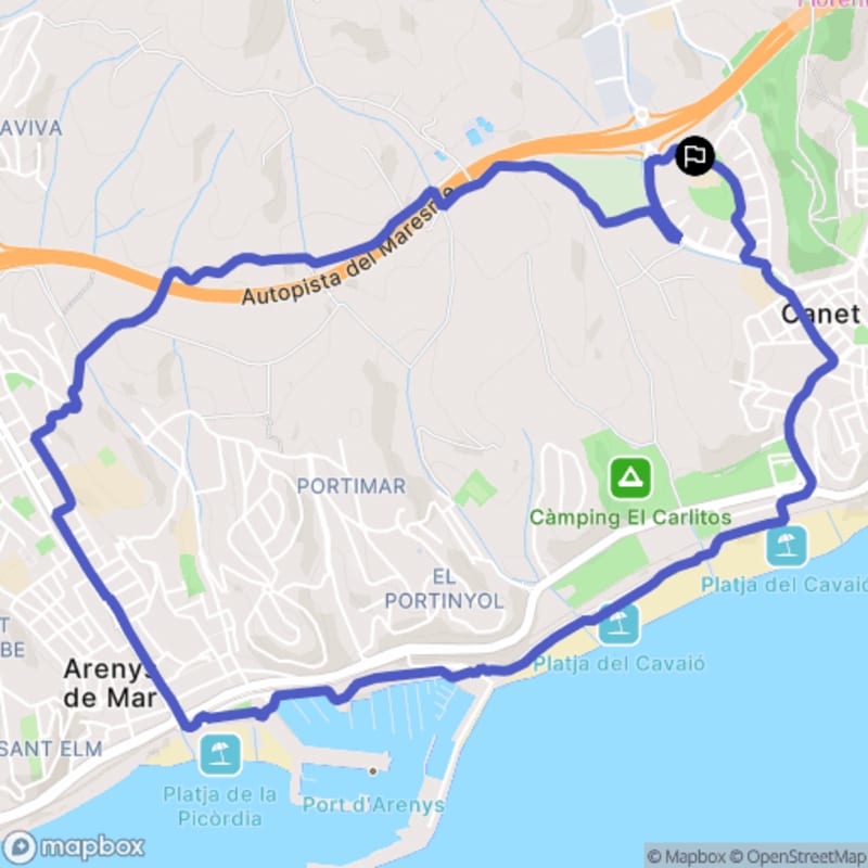 Randonnée à Canet de Mar au départ de Ronda del Ferrer - Canet de Mar