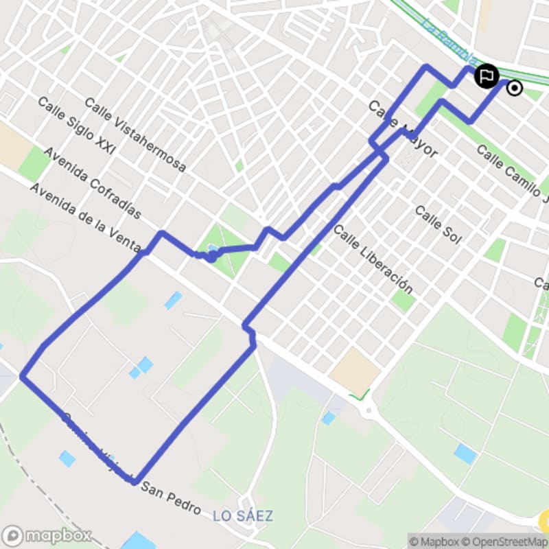 Randonnée à Pilar de la Horadada au départ de Calle Denia - Pilar de la Horadada