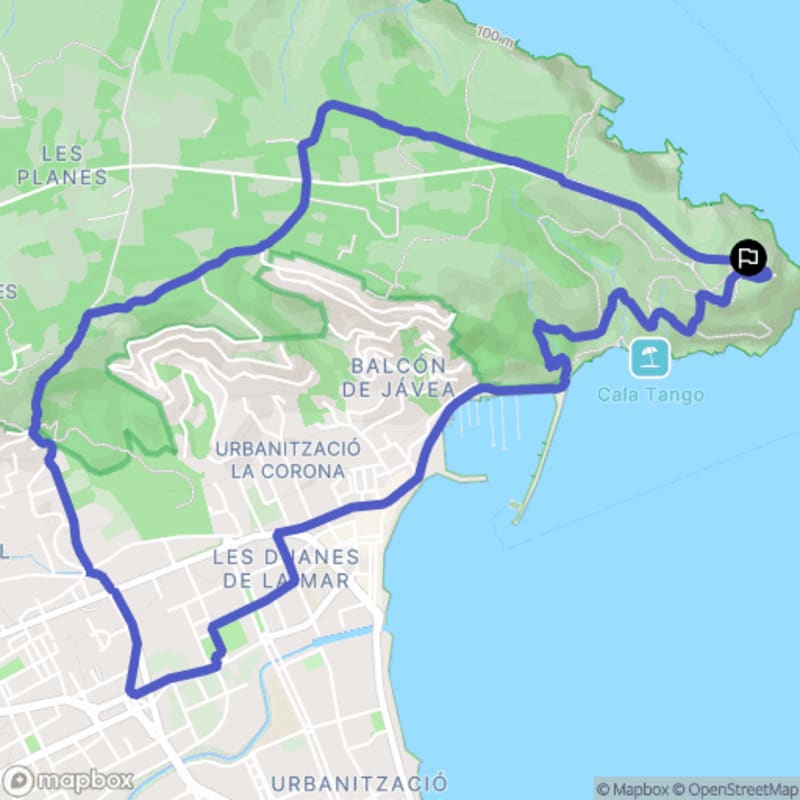 Randonnée à Xàbia : Exploration des Sentiers depuis Carretera del Cap de Sant Antoni - Xàbia